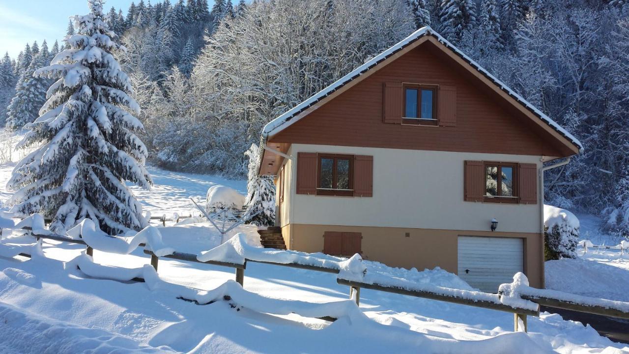 LE BOIS JOLI Chalet 4 étoiles CLEDICIHOME Cadre paisible en lisière de forêt Gérardmer Extérieur photo